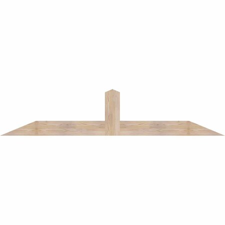 Ekena Millwork Portland Smooth Timber Gable Bracket, Douglas Fir, 84"W x 17"H x 3 1/2"D x 5 1/2"F, 5/12 Pitch GBW084X17X0406POR00SDF